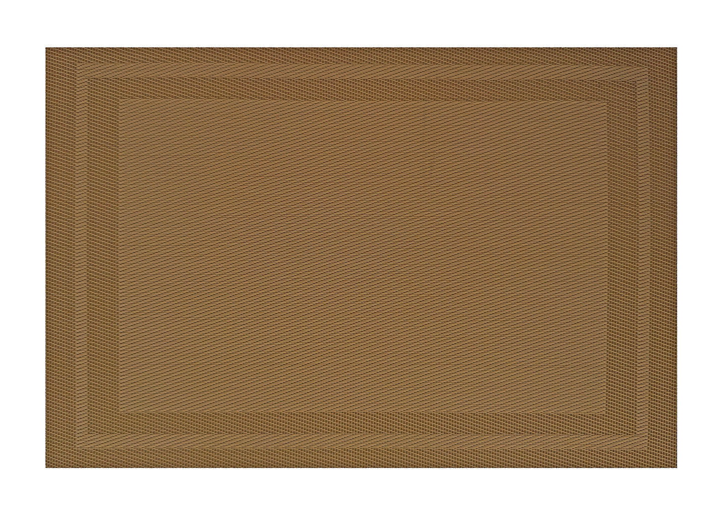 Dark Beige Framed Rectangle Placemat, Set of 4