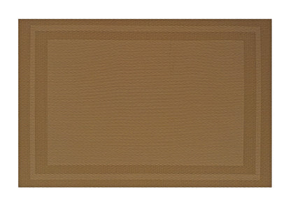 Dark Beige Framed Rectangle Placemat, Set of 4