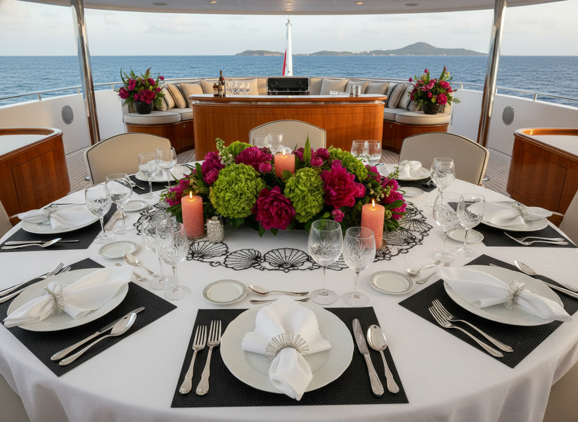 Black Small weave Rectangle Placemat, Set of 4