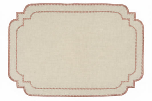 Embroidered Stars placemat, Set of 4