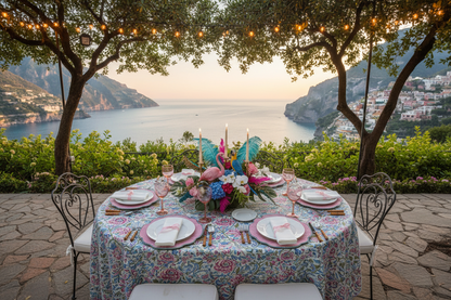 Embroidered Paris placemat, Set of 4