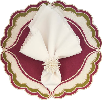 The Oyster Napkin Ring, Set of 4