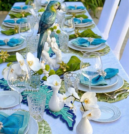 Tropical Paradise Beaded Runner , Set of 1
