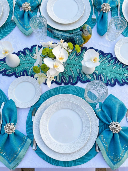 Tropical Paradise Beaded Runner , Set of 1