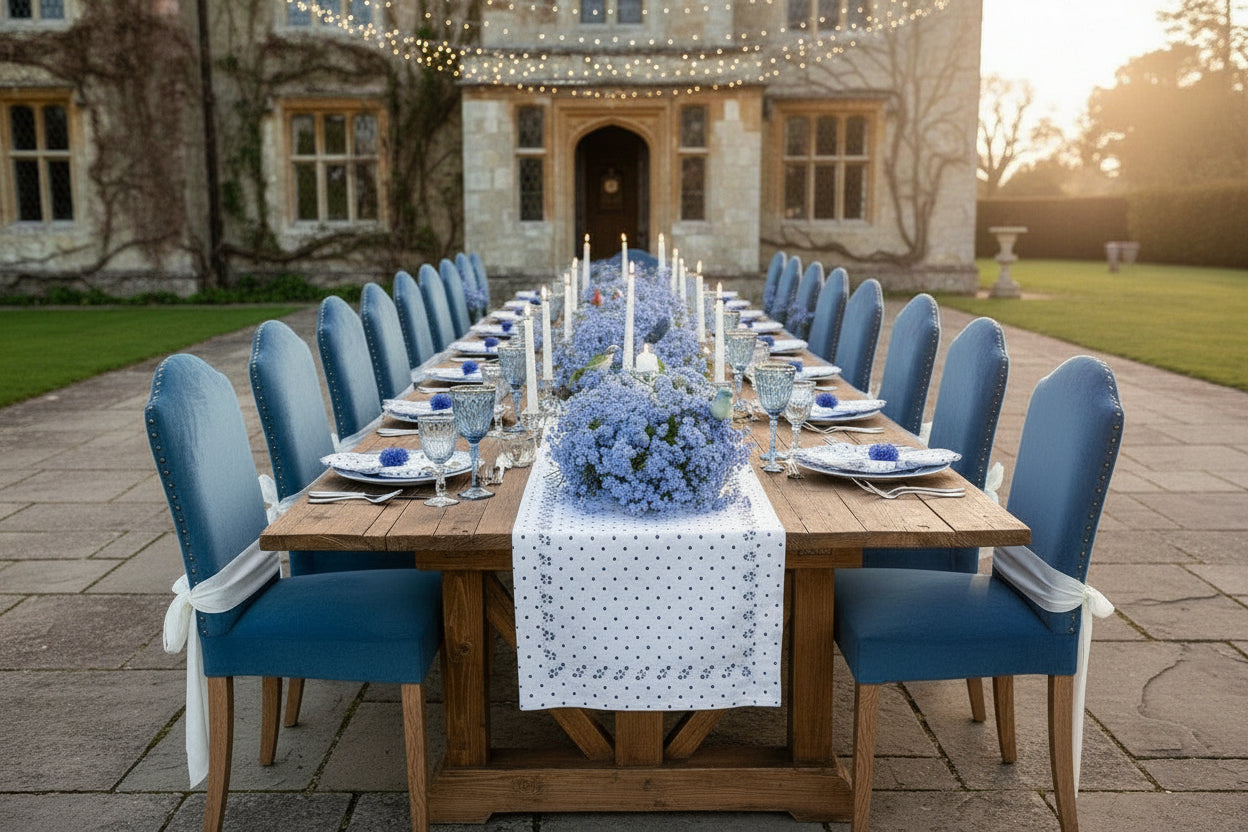 The Forget-Me-Not Napkin Ring, Set of 4