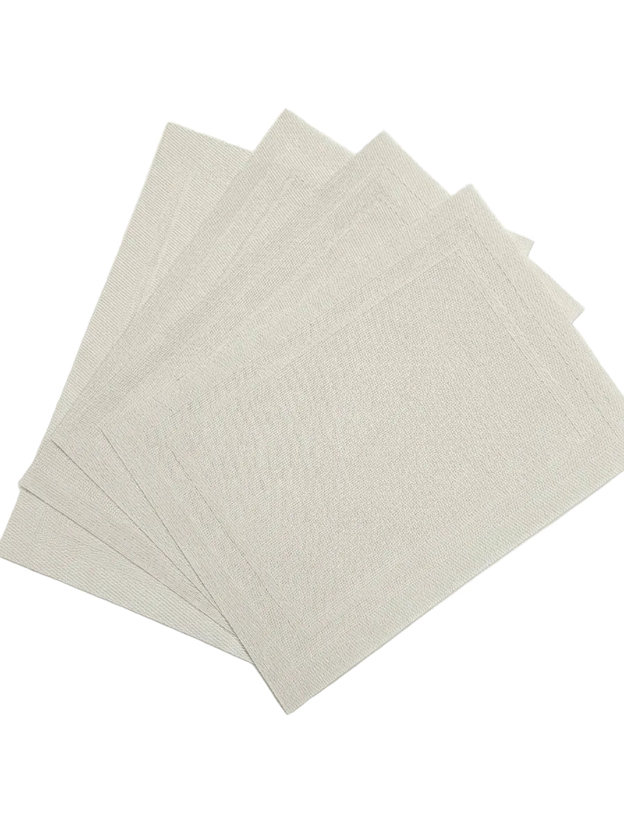 Ivory placemat samples x 4