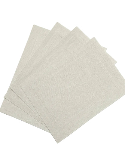 Ivory placemat samples x 4