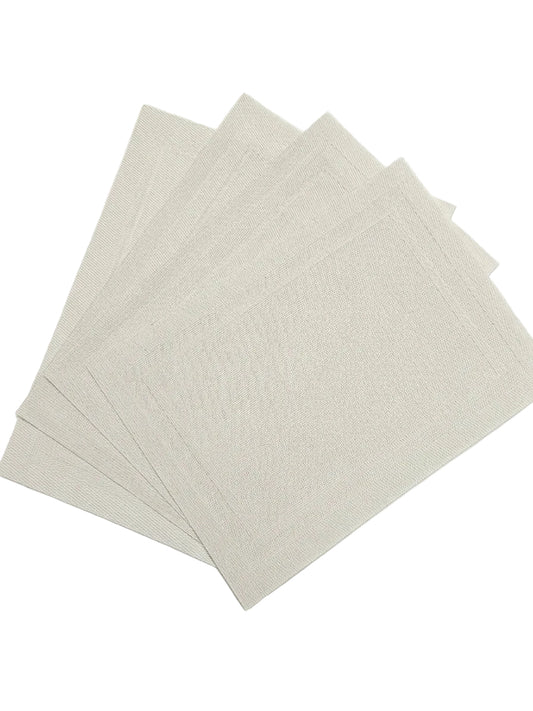 Ivory placemat samples x 4