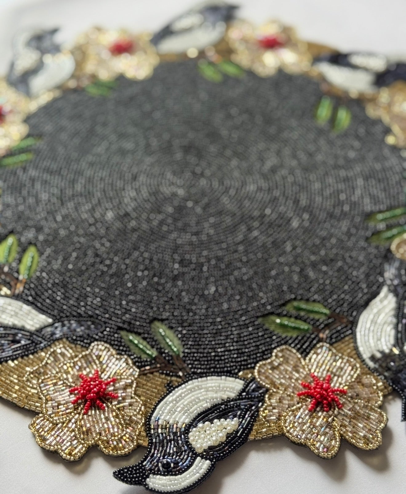 Sample Tweety Pie Beaded placemat x 1