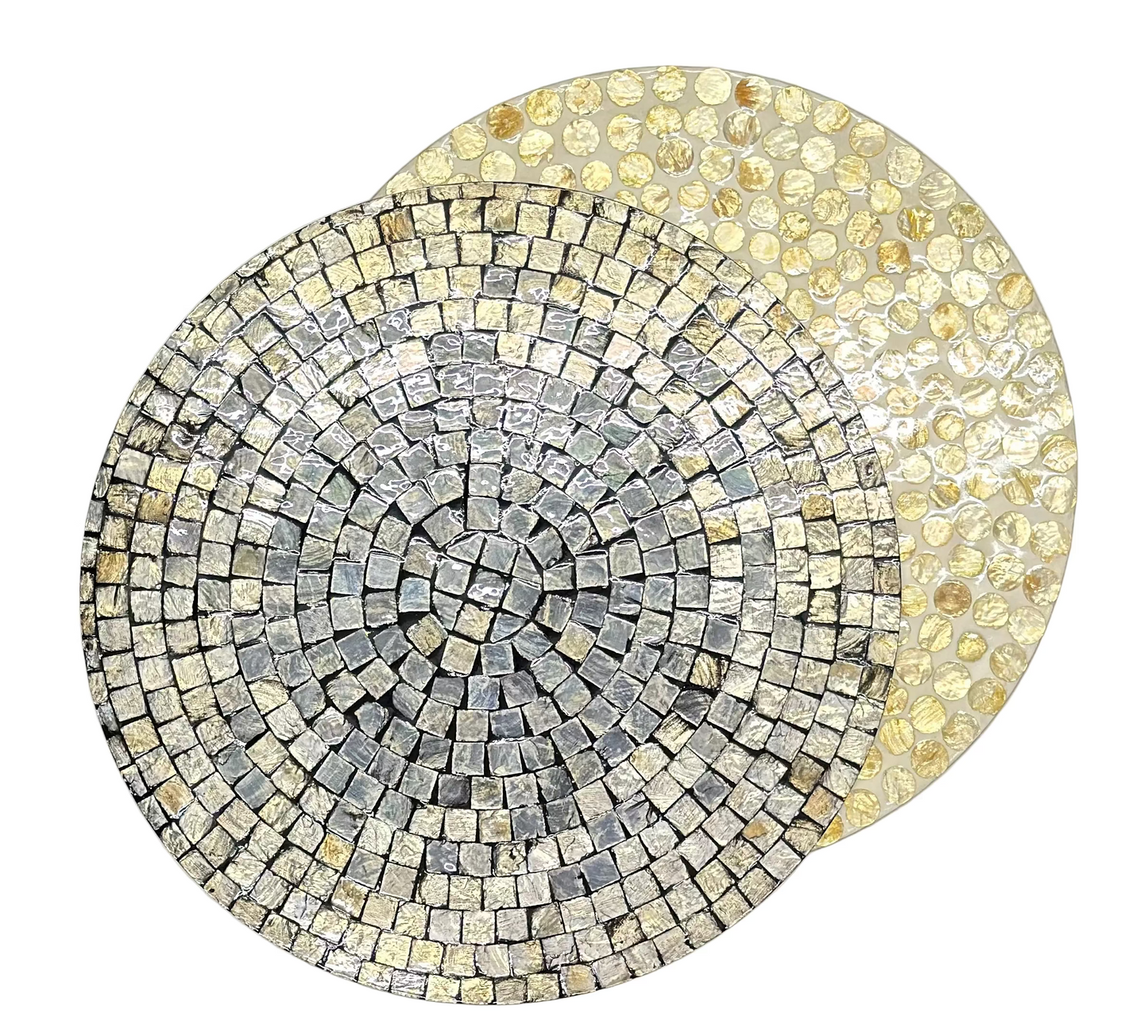 Mother of Pearl set of two placemats x2