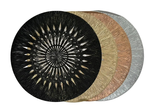 Sample Wish placemats in four metallic colours x4