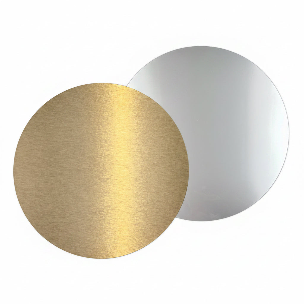 Acrylic round placemats x 2