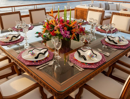 Starstruck Beaded Placemat, Set of 2