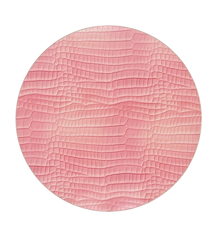 Set of Four printed Crocodile effect patterns on various colours. X 4