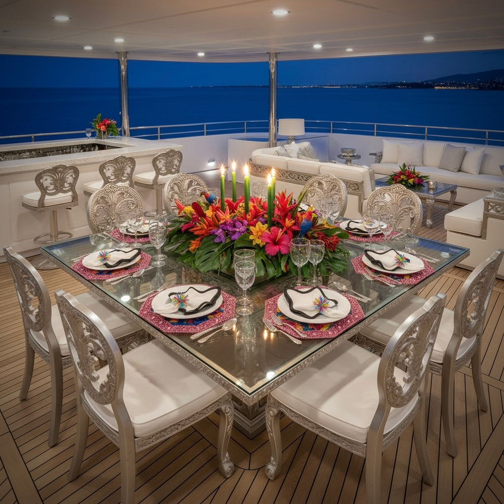 Starstruck Beaded Placemat, Set of 2