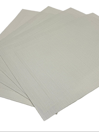 Ivory placemat samples x 4