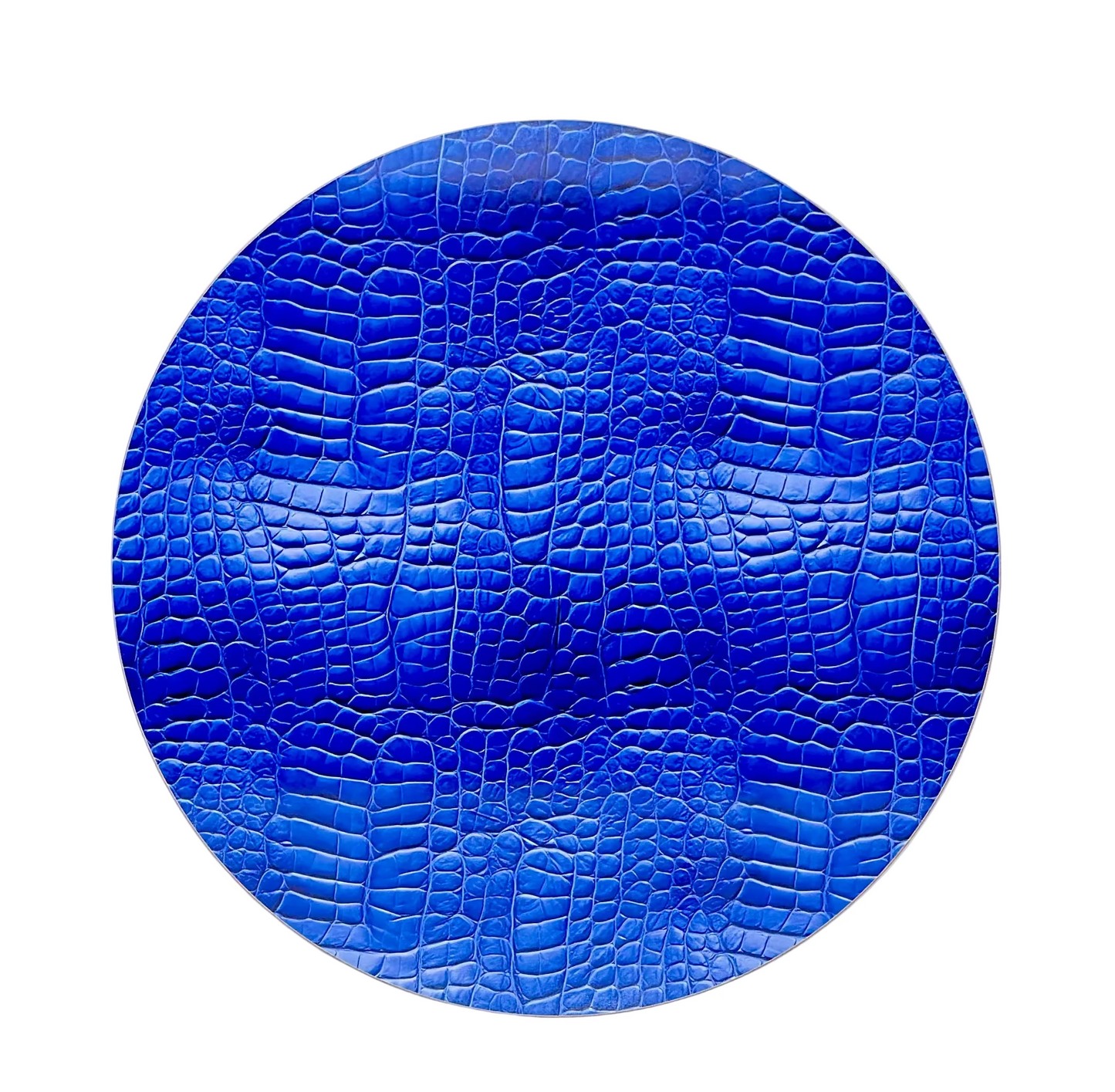 Set of Four printed Crocodile effect patterns on various colours. X 4
