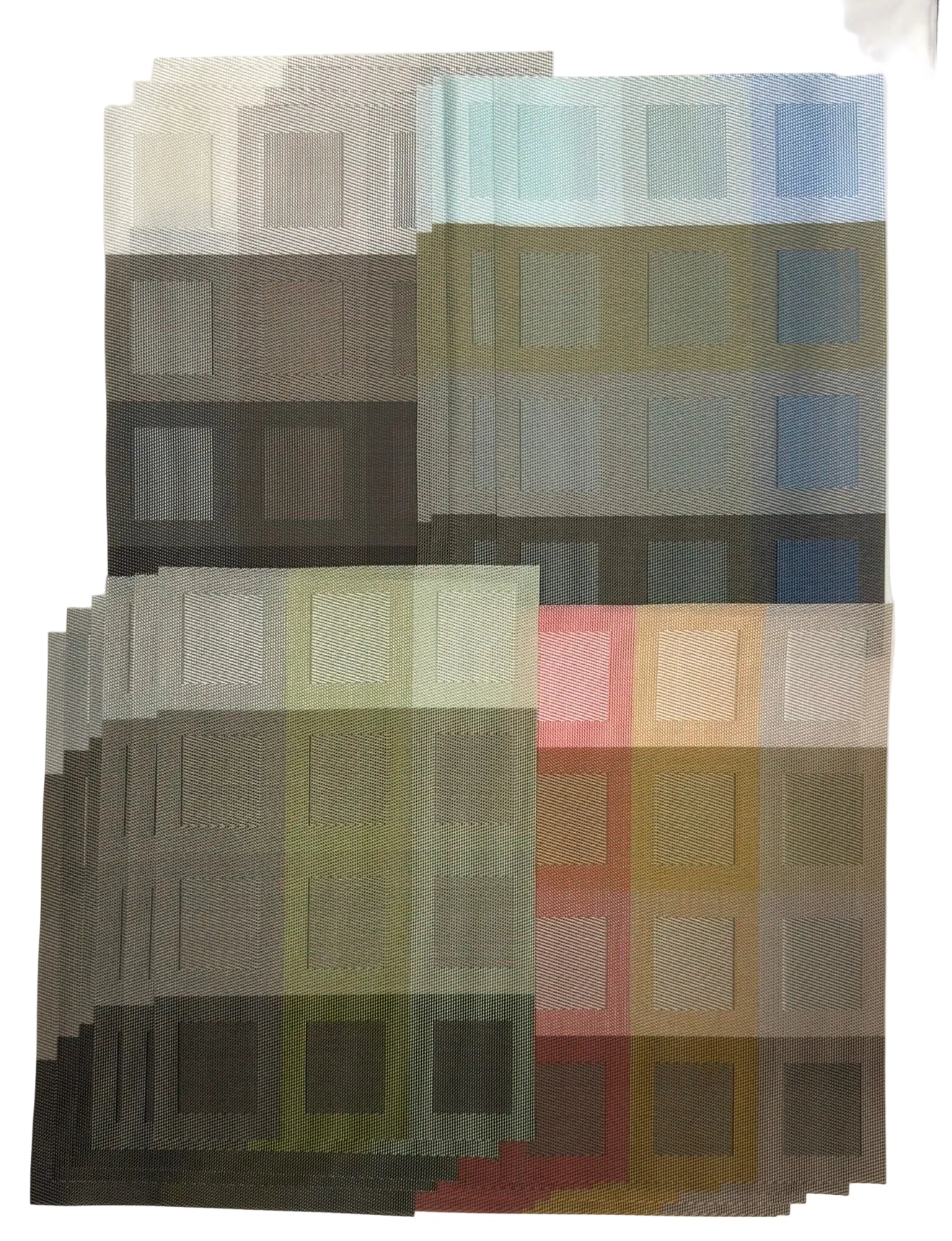 Square design placemats x 20