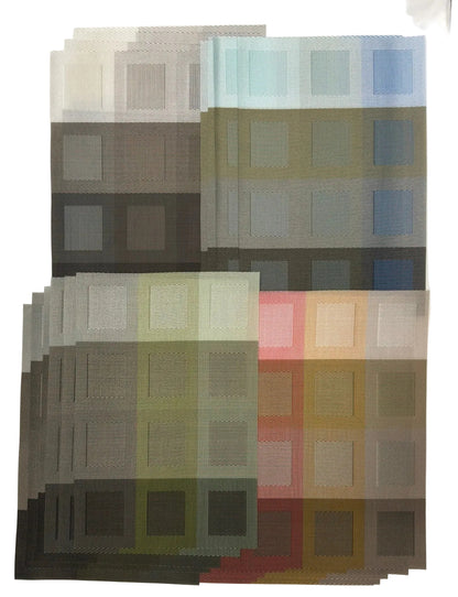 Square design placemats x 20