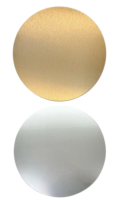 Acrylic round placemats x 2