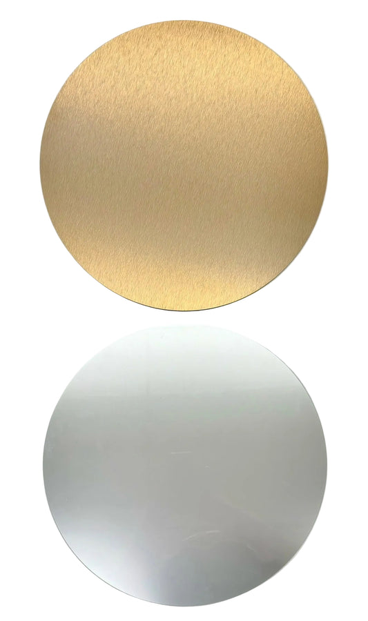 Acrylic round placemats x 2