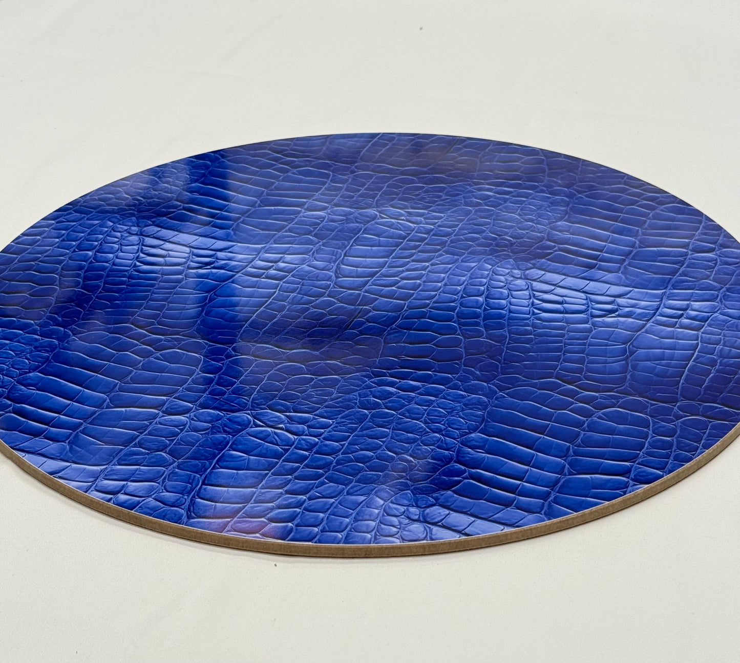 Set of Four printed Crocodile effect patterns on various colours. X 4