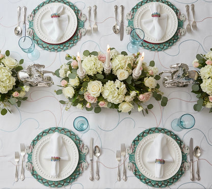 Horse Play Beaded placemat, Set of 2