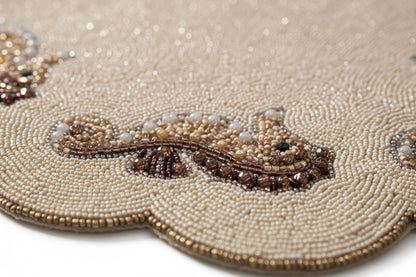 Sample Seahorses Beaded Placemat x 1
