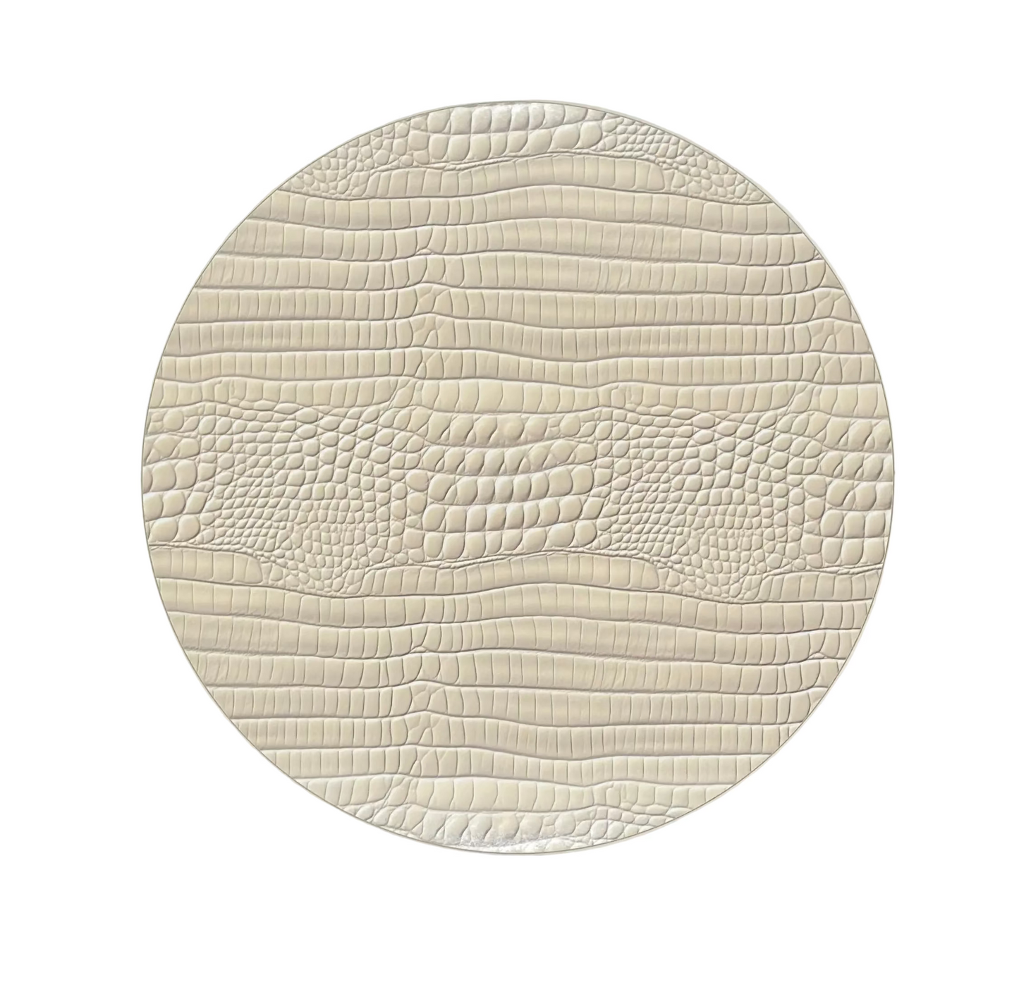 Set of Four printed Crocodile effect patterns on various colours. X 4