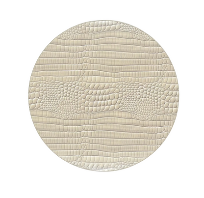 Set of Four printed Crocodile effect patterns on various colours. X 4