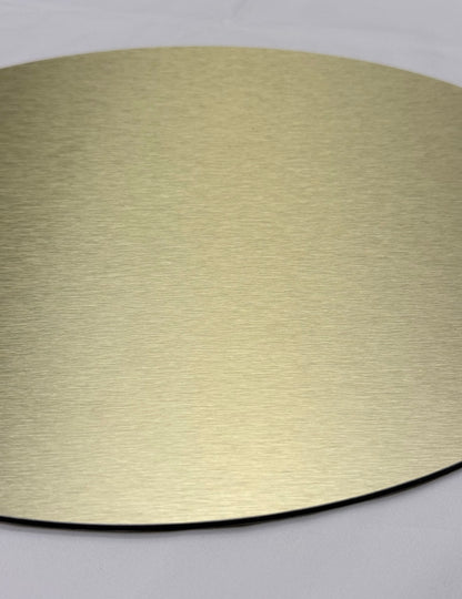 Acrylic round placemats x 2