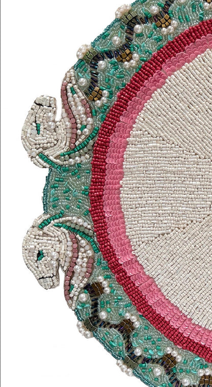Sample Horse Play Beaded placemat x 1