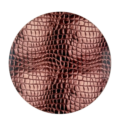 Set of Four printed Crocodile effect patterns on various colours. X 4