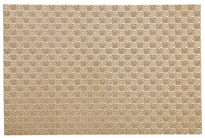 All Squared Rectangle Placemat in Gold, Set of 4