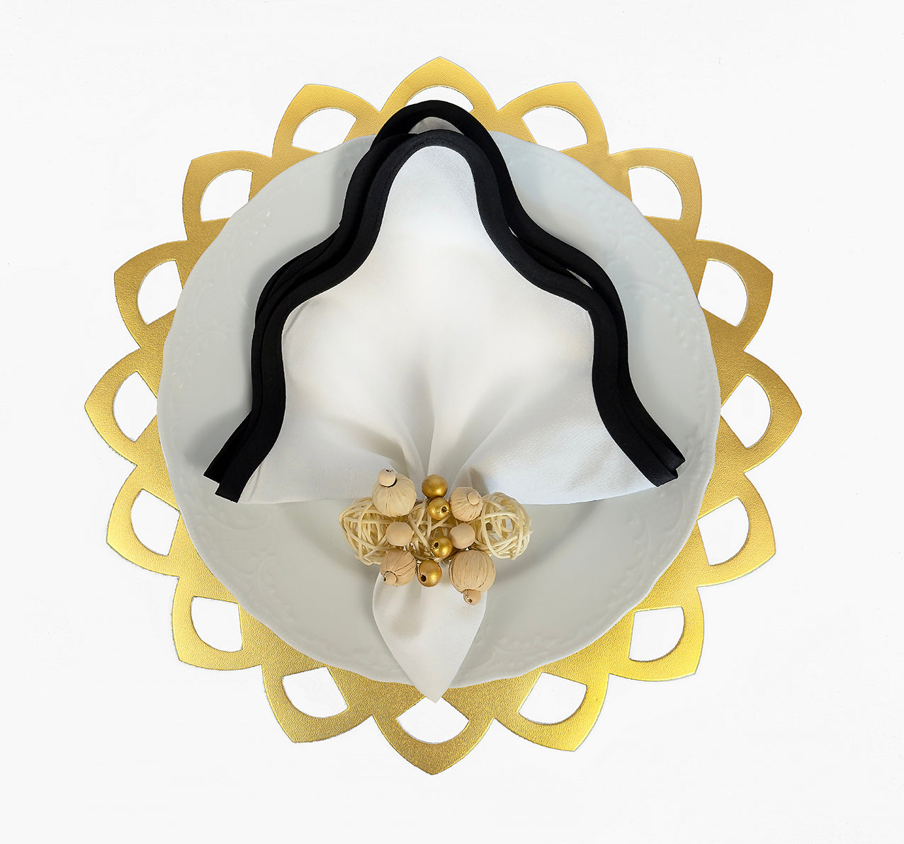 Star Placemat in Gold, Set of 4