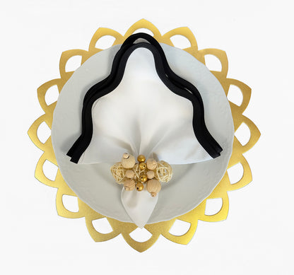 Star Placemat in Gold, Set of 4