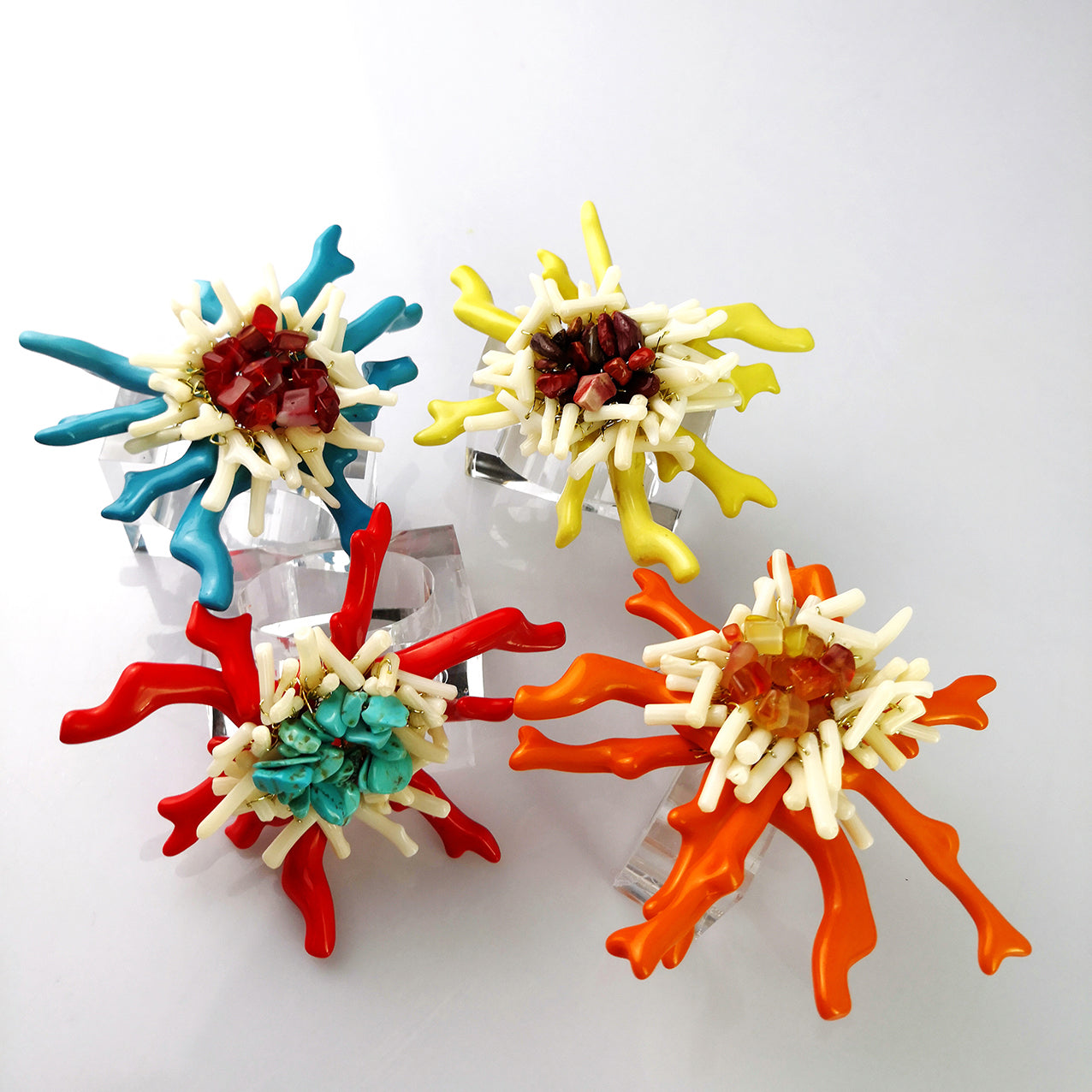 Hawaii Napkin ring, Set of 4