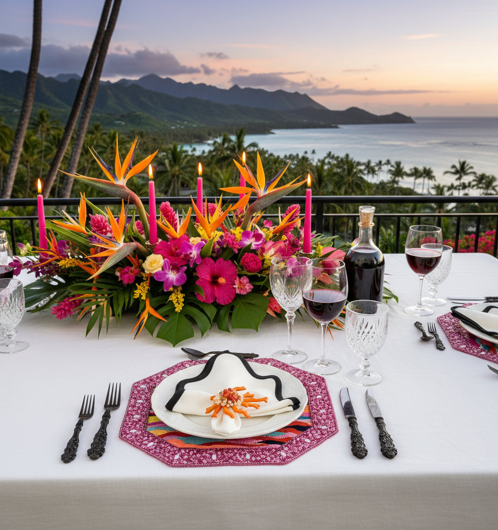 Starstruck Beaded Placemat , Set of 2