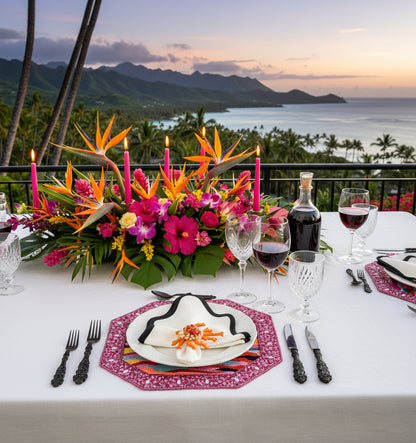 Starstruck Beaded Placemat , Set of 2