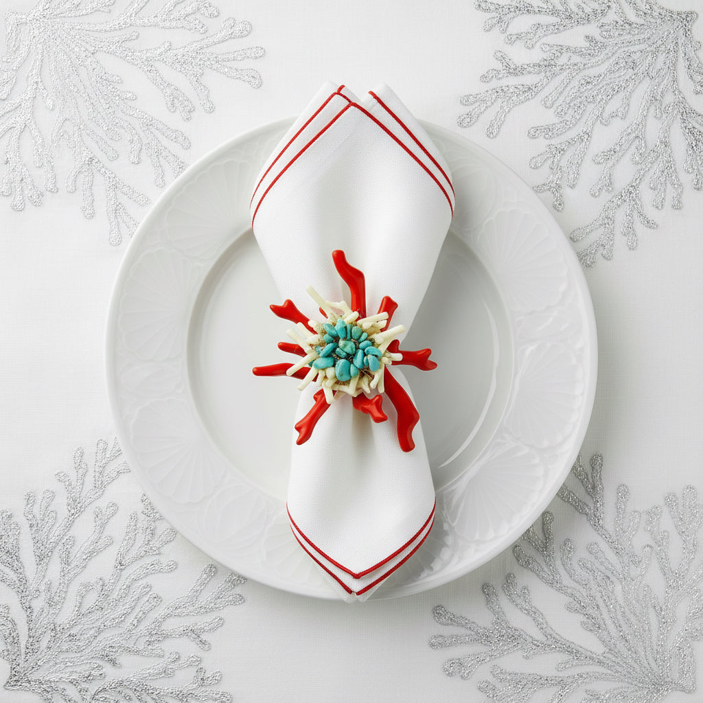 Hawaii Napkin ring, Set of 4