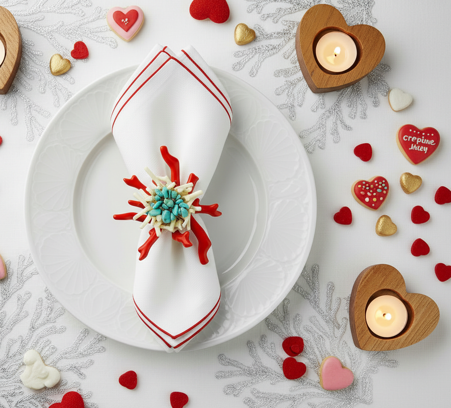 Hawaii Napkin ring, Set of 4