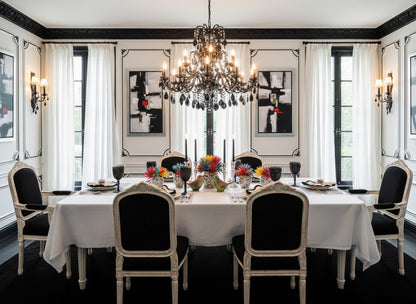 Wired Rectangle Placemat in Silver, Set of 4