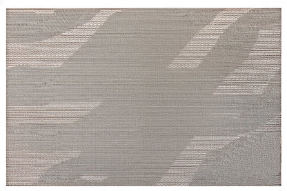 Wave Rectangle Woven Placemat in Ivory, Set of 4