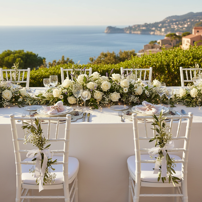 Seahorses Beaded Placemat , Set of 2