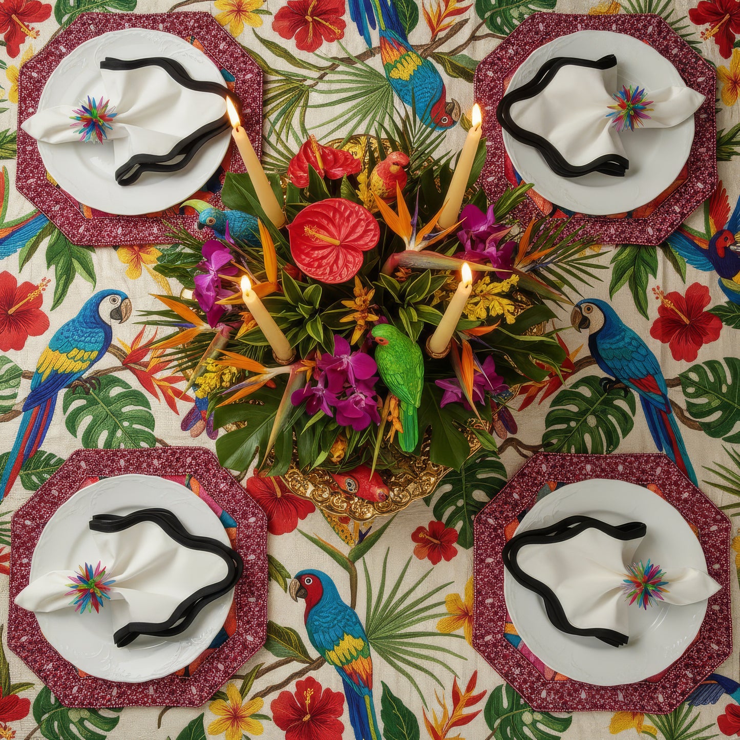 Starstruck Beaded Placemat, Set of 2