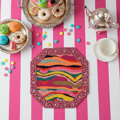 Starstruck Beaded Placemat, Set of 2