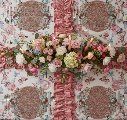 Butterfly Garden Beaded placemat, Set of 2