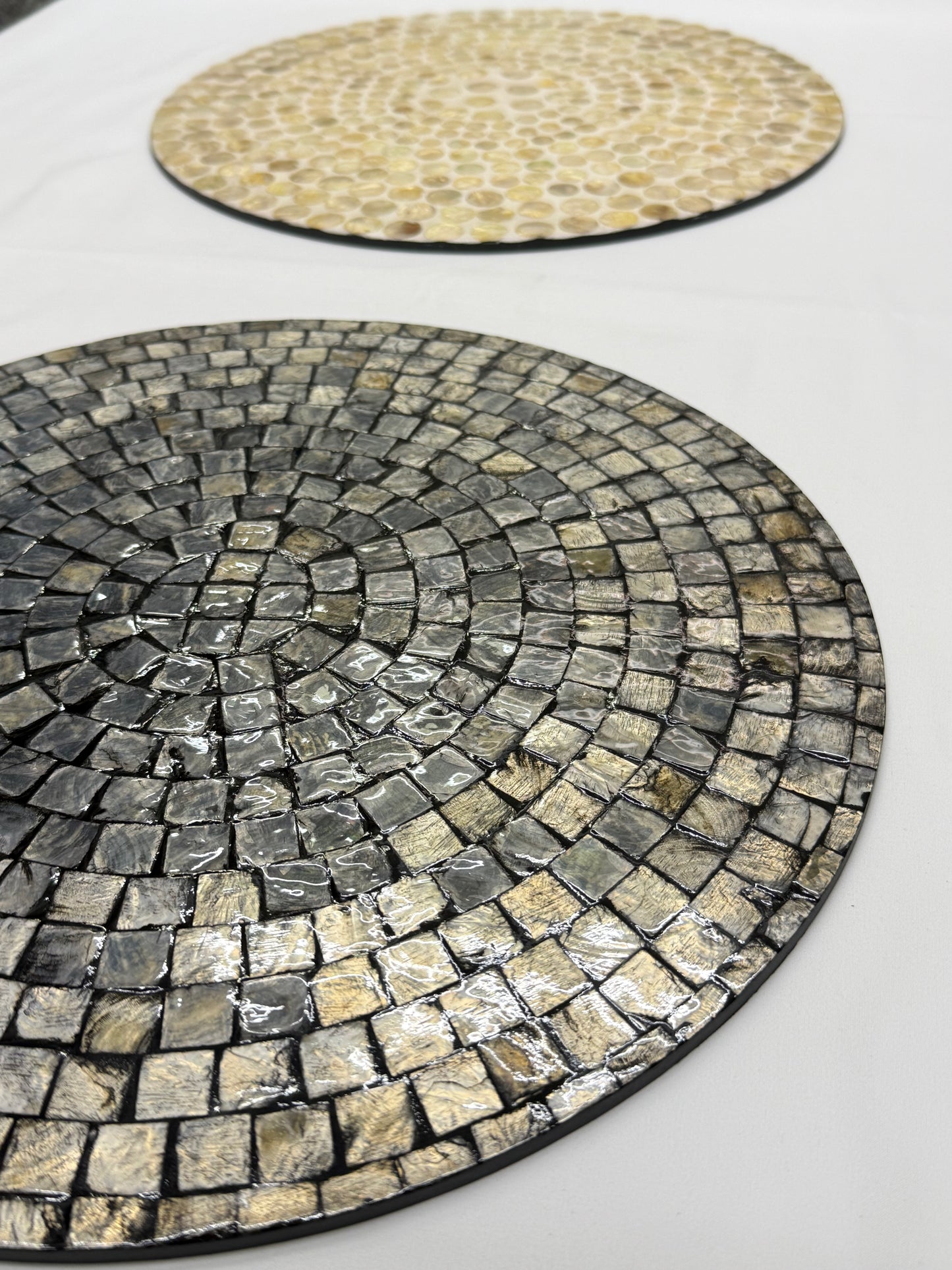 Mother of Pearl set of two placemats x2