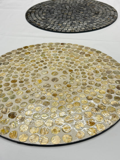 Mother of Pearl set of two placemats x2