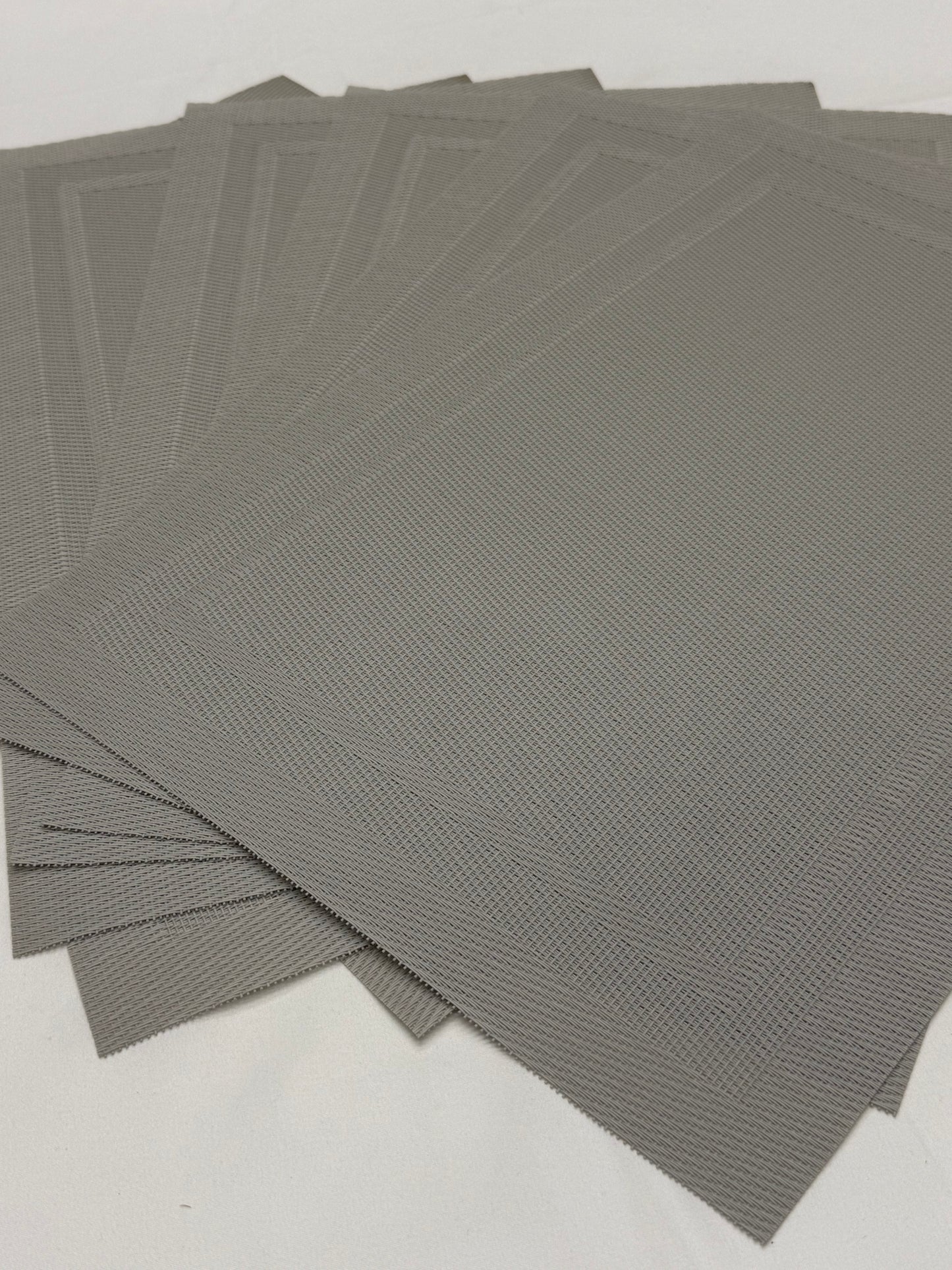 Grey Rectangle placemats x 7